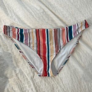 Multi-Color striped Bikini Bottom US 14